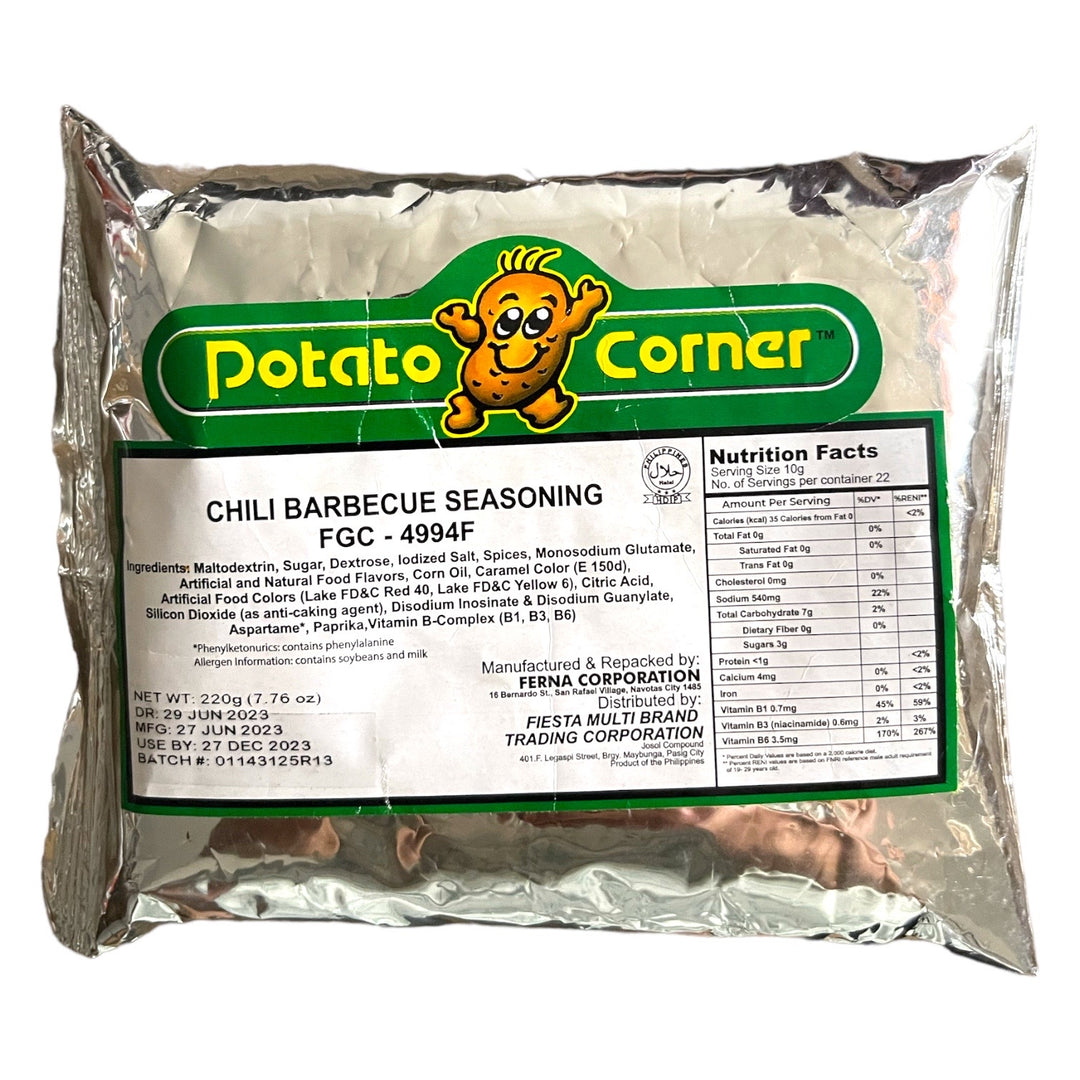 Potato Corner Chili Barbecue Seasoning 220 G
