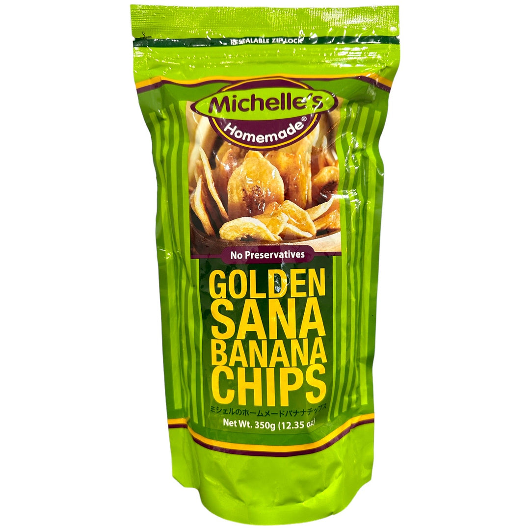Michelle’s Homemade - Golden Sana Banana Chips 350 G