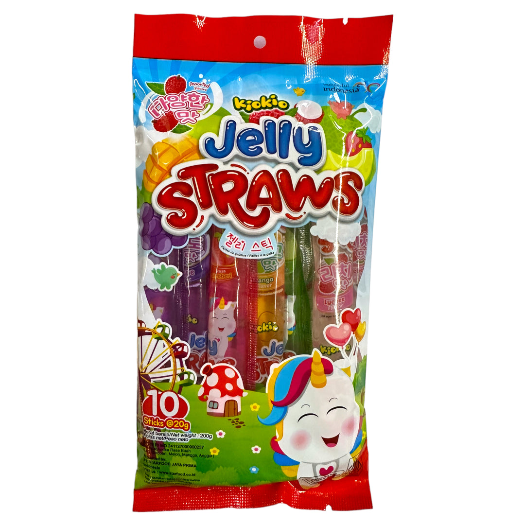 Kiokio - Jelly Straws (10 Jelly Sticks) 200 G