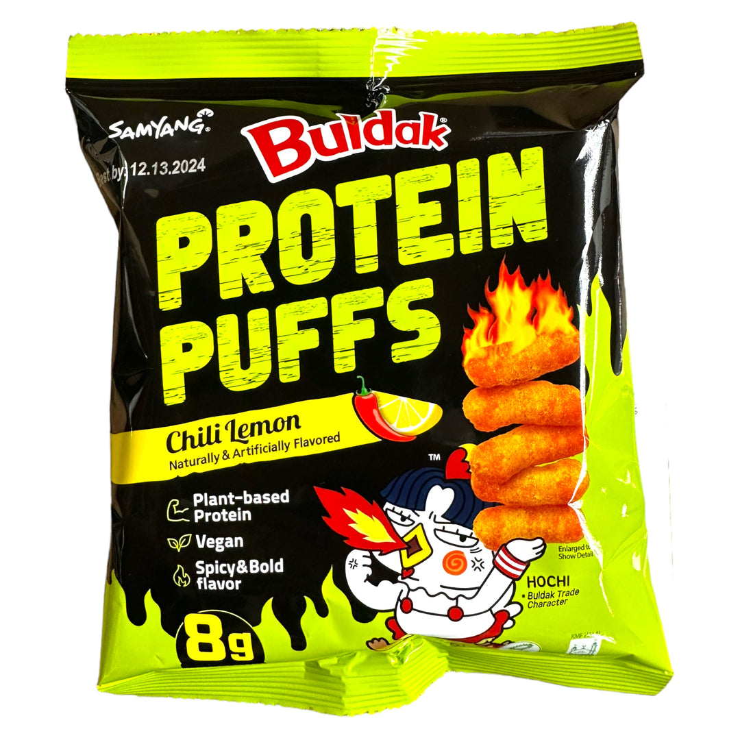 Buldak Protein Puffs Chili Lemon 50 G