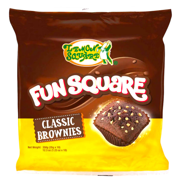 Lemon Square - Fun Square Classic Brownies 30 G X 10 Pack