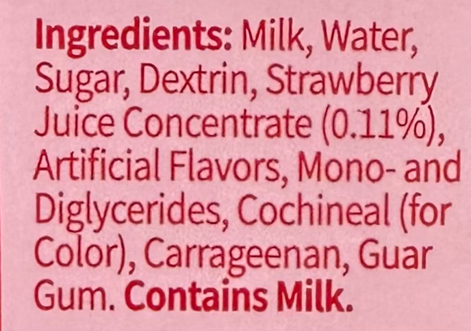 Binggrae - Strawberry Flavored Milk Drink 6.8 FL OZ