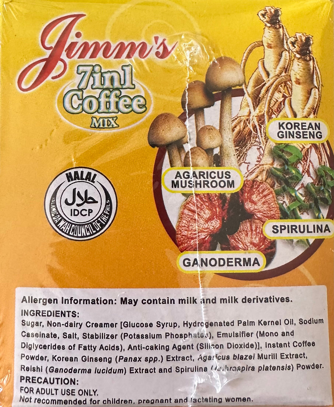 Jimm’s - 7 in 1 Coffee Mix 21 G X 12 Sachets