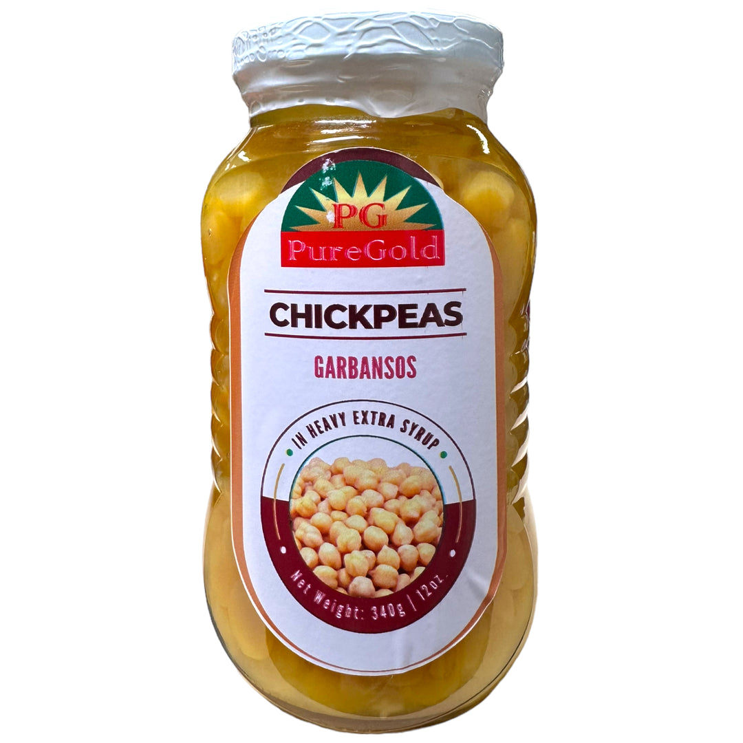 PureGold - Chickpeas Garbansos in Heavy Syrup 12 OZ