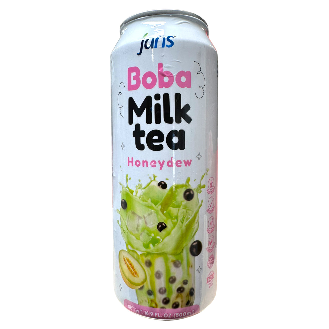 Jans Boba Milk Tea Honeydew 16.9 FL OZ