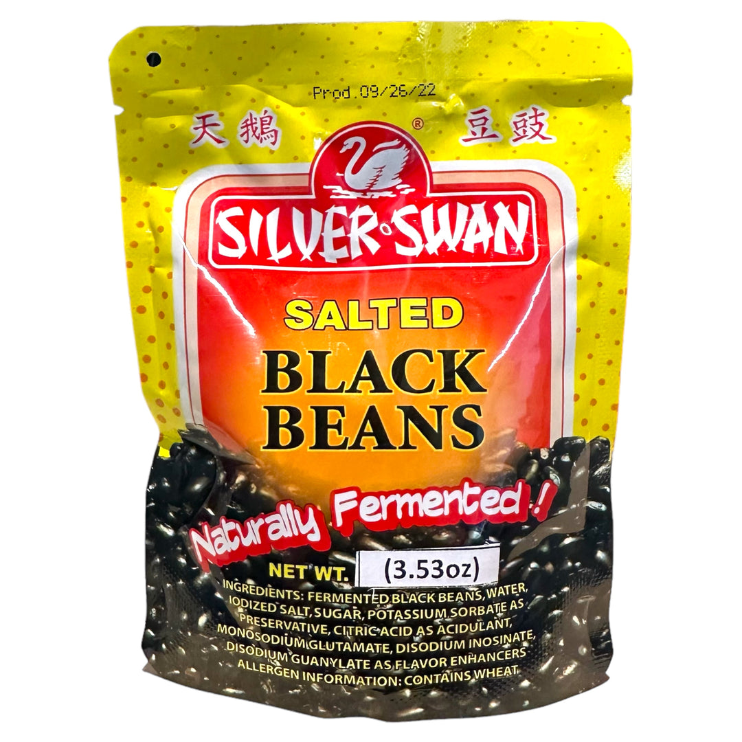 Silver Swan Salted Black Beans Naturally Fermented 3.53 OZ
