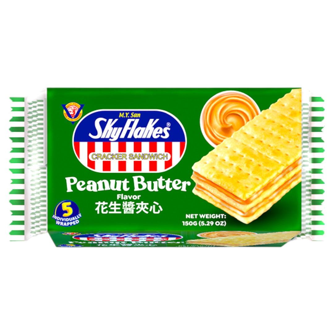 MY San - SkyFlakes Cracker Sandwich Peanut Butter Flavor 5.29 OZ