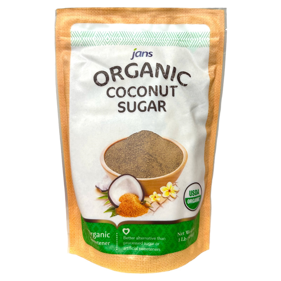 Jans Organic Coconut Sugar 1 LB