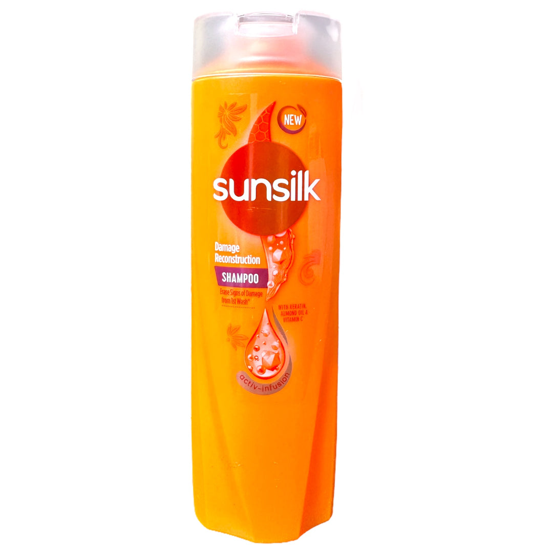Sunsilk Damage Reconstruction Shampoo (Orange) 180 ML