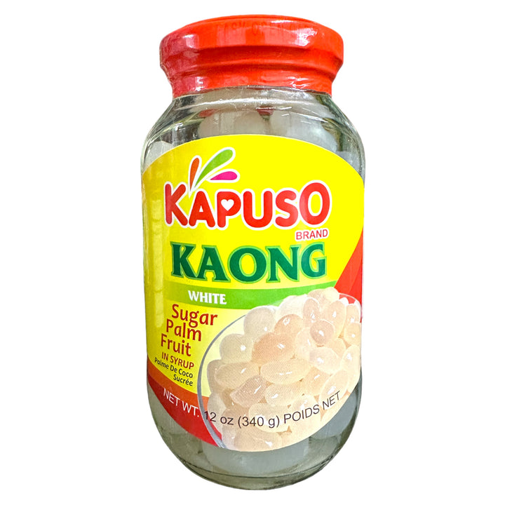 Kapuso - White Kaong Sugar Palm Fruit in Syrup 12 OZ