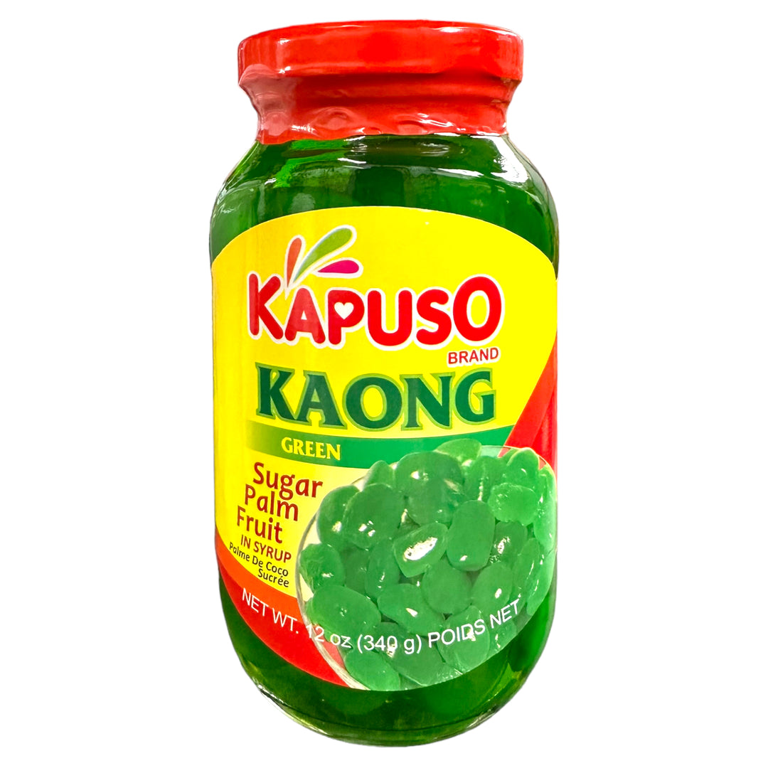 Kapuso Kaong Green Sugar Palm Fruit in Syrup 12 OZ
