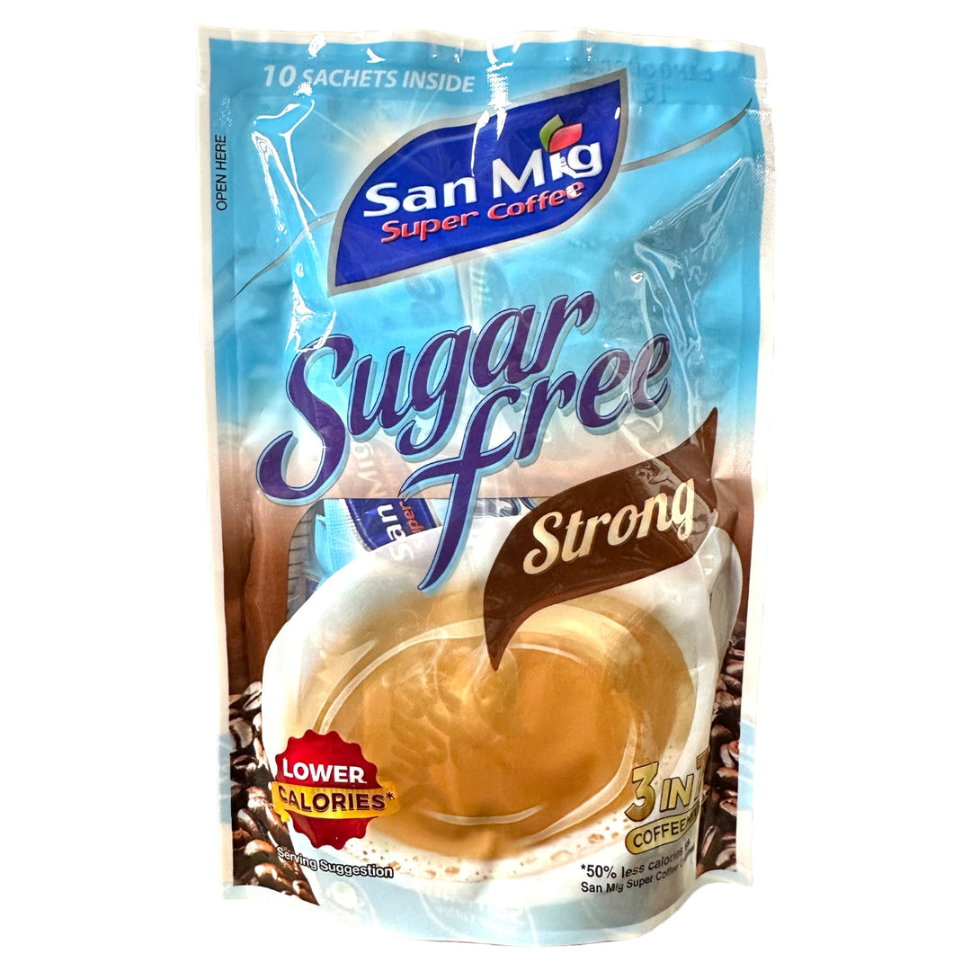 San Mig Super Coffee - Sugar Free Strong 7 G X 10 Pack