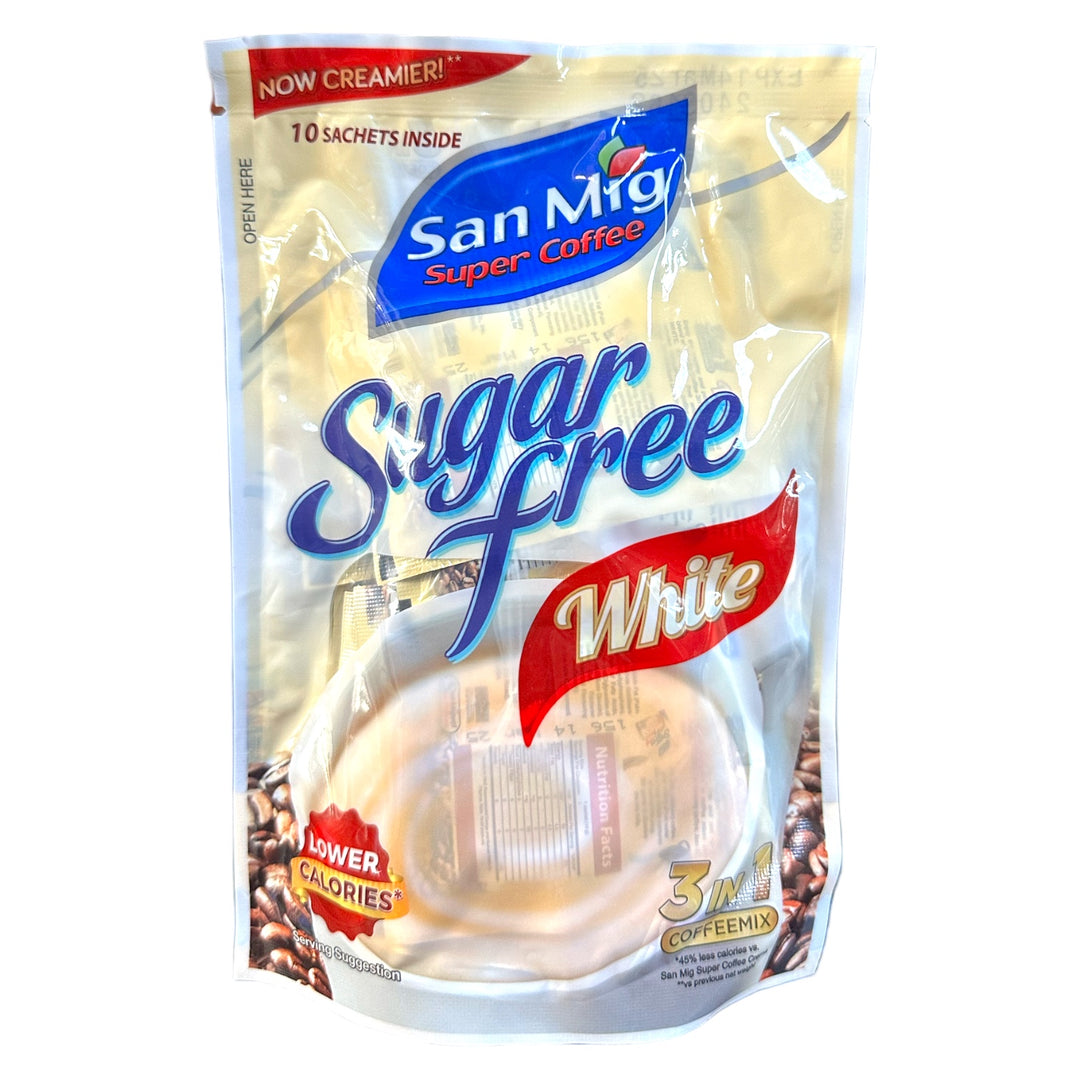 San Mig Super Coffee - Sugar Free White 10 G X 10 Pack