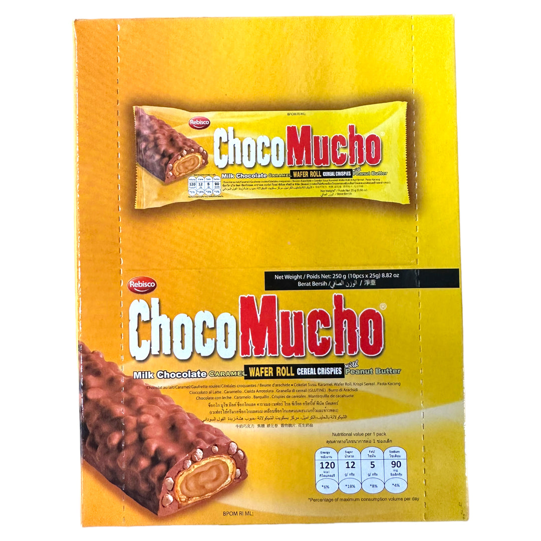 Choco Mucho with Peanut Butter (YELLOW) 25 X 10 Pack