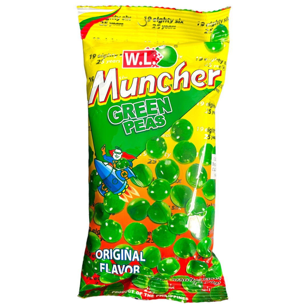 W.L. Foods - Muncher Green Peas Original Flavor 70 G