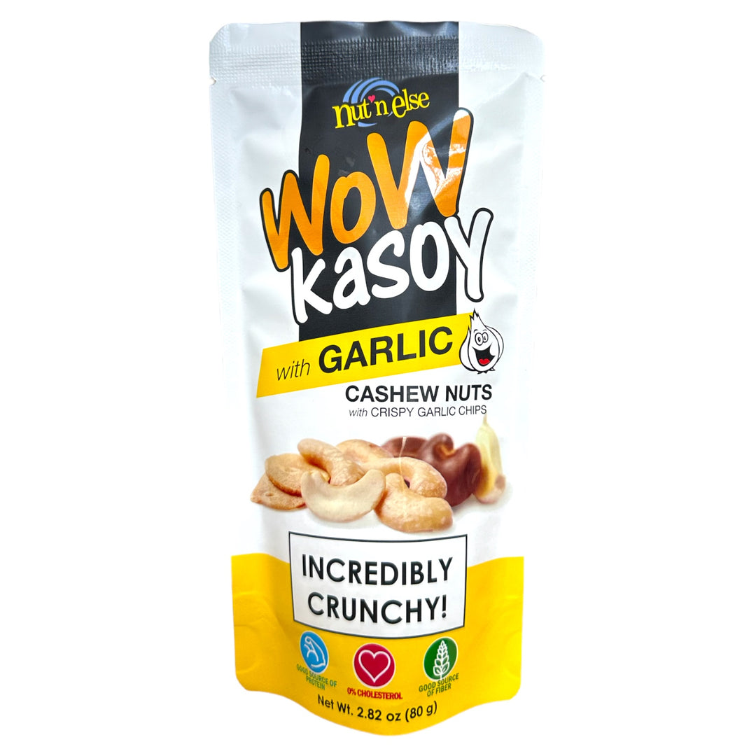 Wow Kasoy with Garlic - Cashew Nuts with Crispy Garlic Chips 2.82 OZ