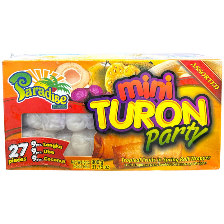Paradise - Mini Turon Party Assorted Flavors (27 Pieces) 900 G