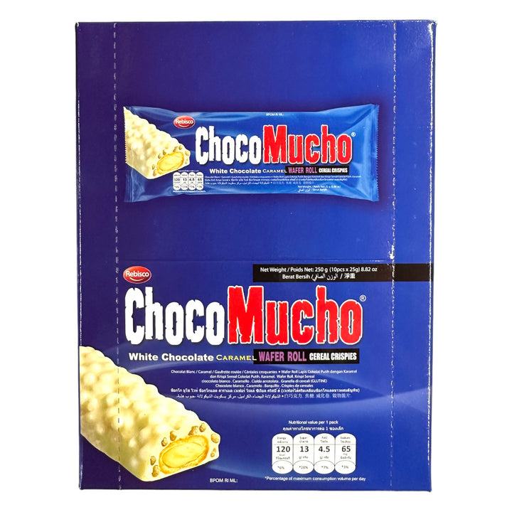 Choco Mucho White Chocolate Caramel (BLUE) 25 X 10 Pack