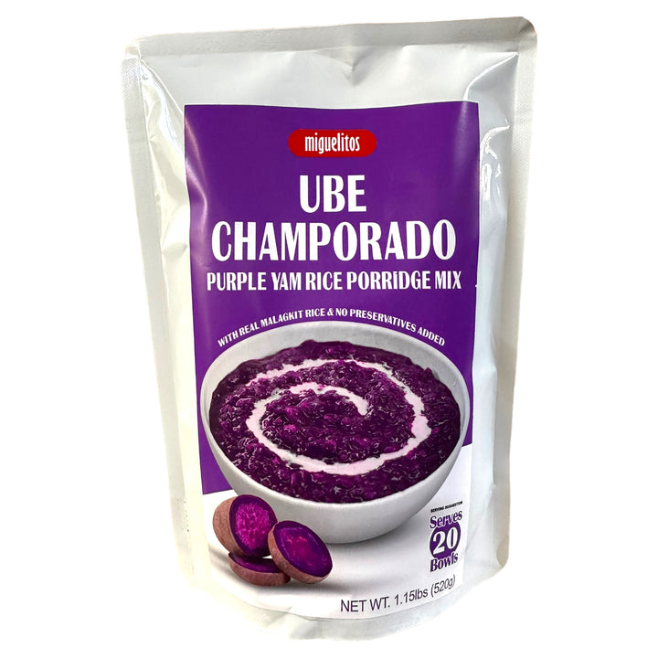 Miguelitos - Ube Champorado - Purple Yam Rice Porridge Mix 520 G