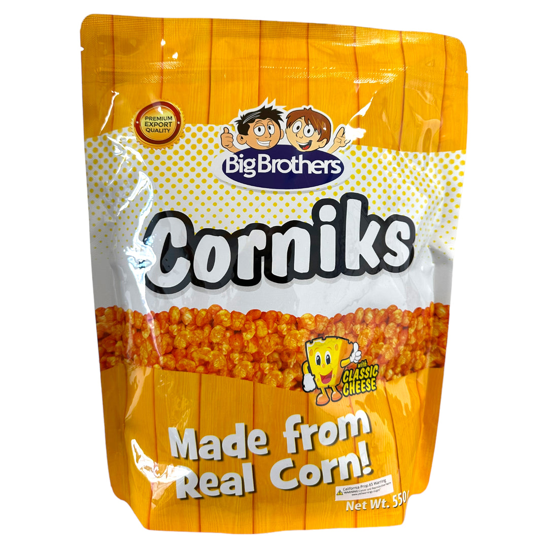 Big Brothers - Corniks with Classic Cheese 550 G