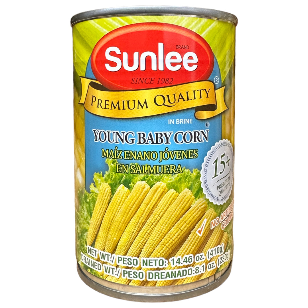 Sunlee - Young Baby Corn in Brine 14.46 OZ