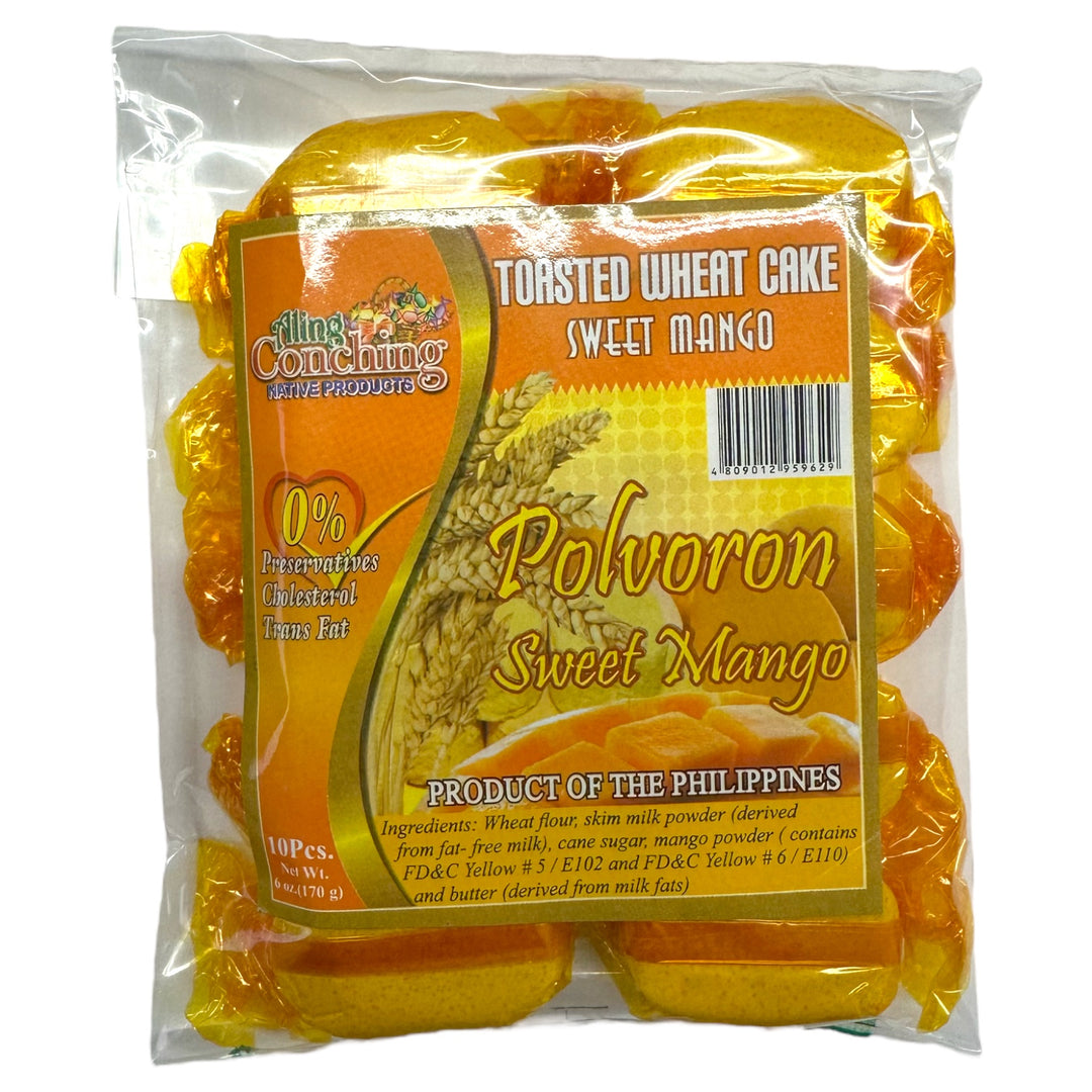 Aling Conching - Polvoron Sweet Mango (10 Pieces) 6 OZ