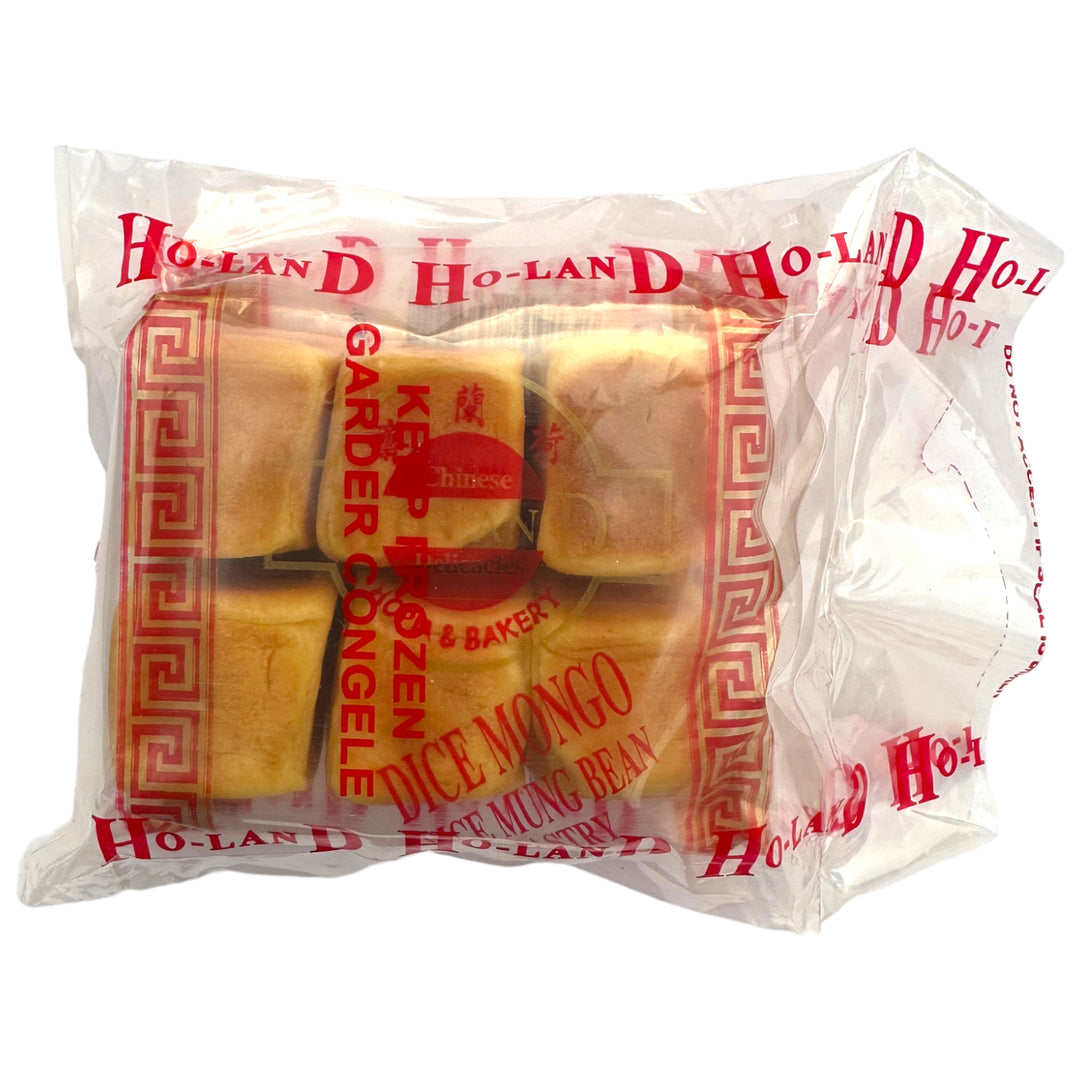 Ho-Land Hopia & Bakery - Dice Mongo - Dice Mung Bean Pastry (6 Pieces) 8 OZ