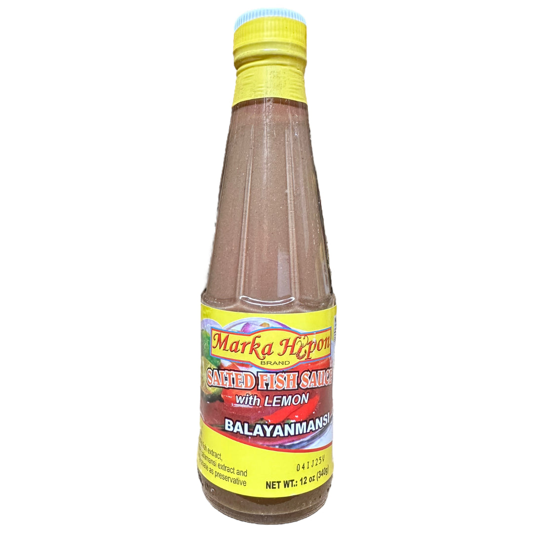 Marka Hipon - Salted Fish Sauce with Lemon Balayanmansi 12 OZ