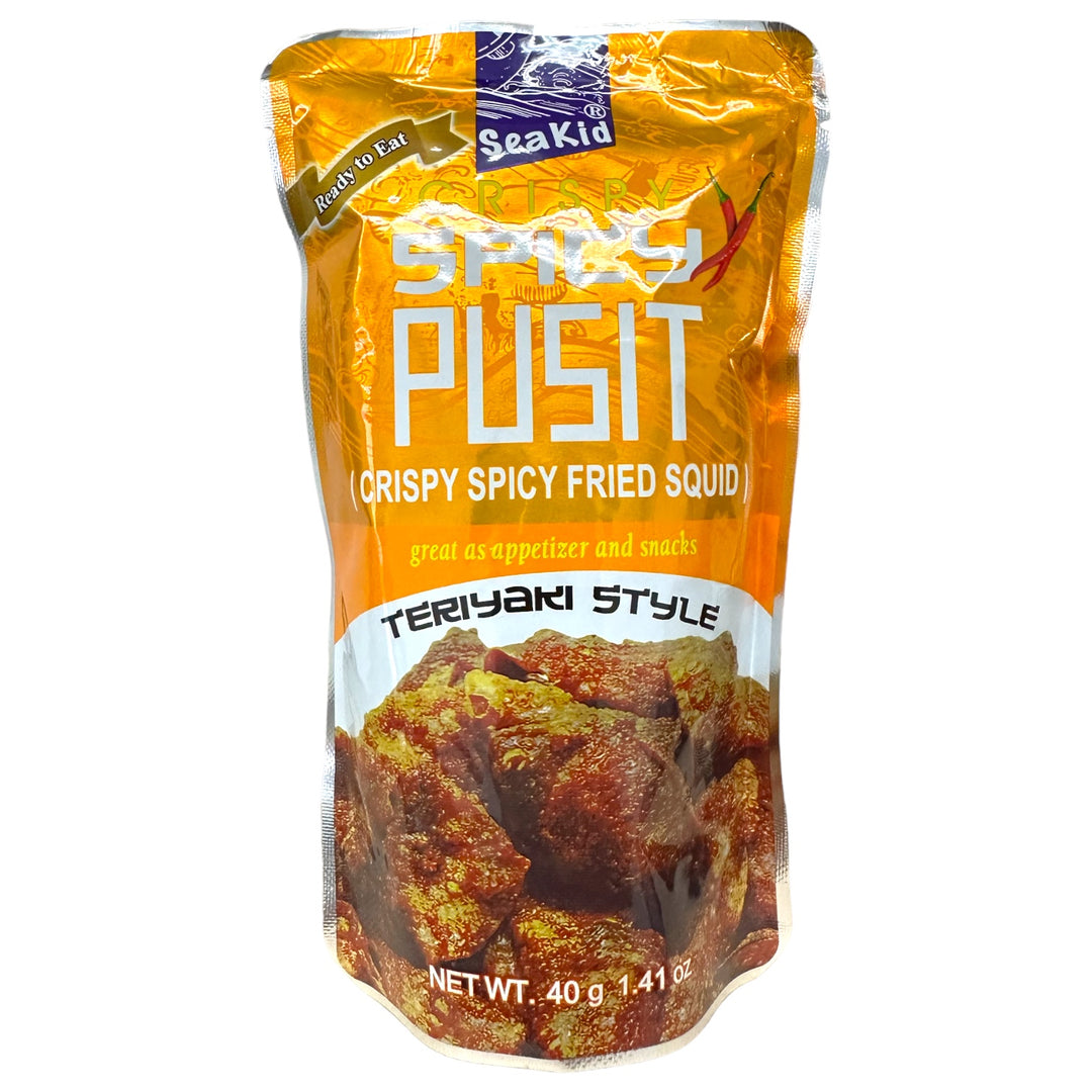 Seakid - Crispy Spicy Pusit (Crispy Spicy Fried Squid) 40 G