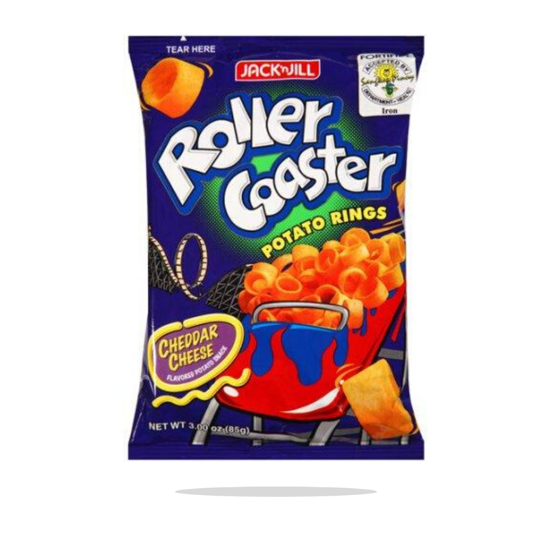 Jack ‘N Jill - Roller Coaster Potato Rings Cheese 85 G