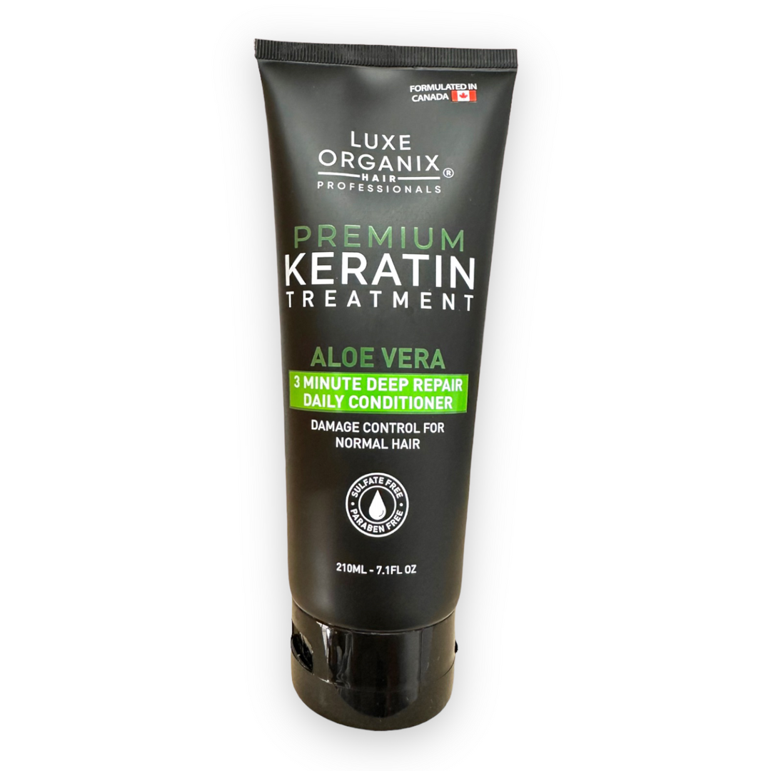 Luxe Organix - Premium Keratin Treatment Aloe Vera Damage Control For Normal Hair 210 ML