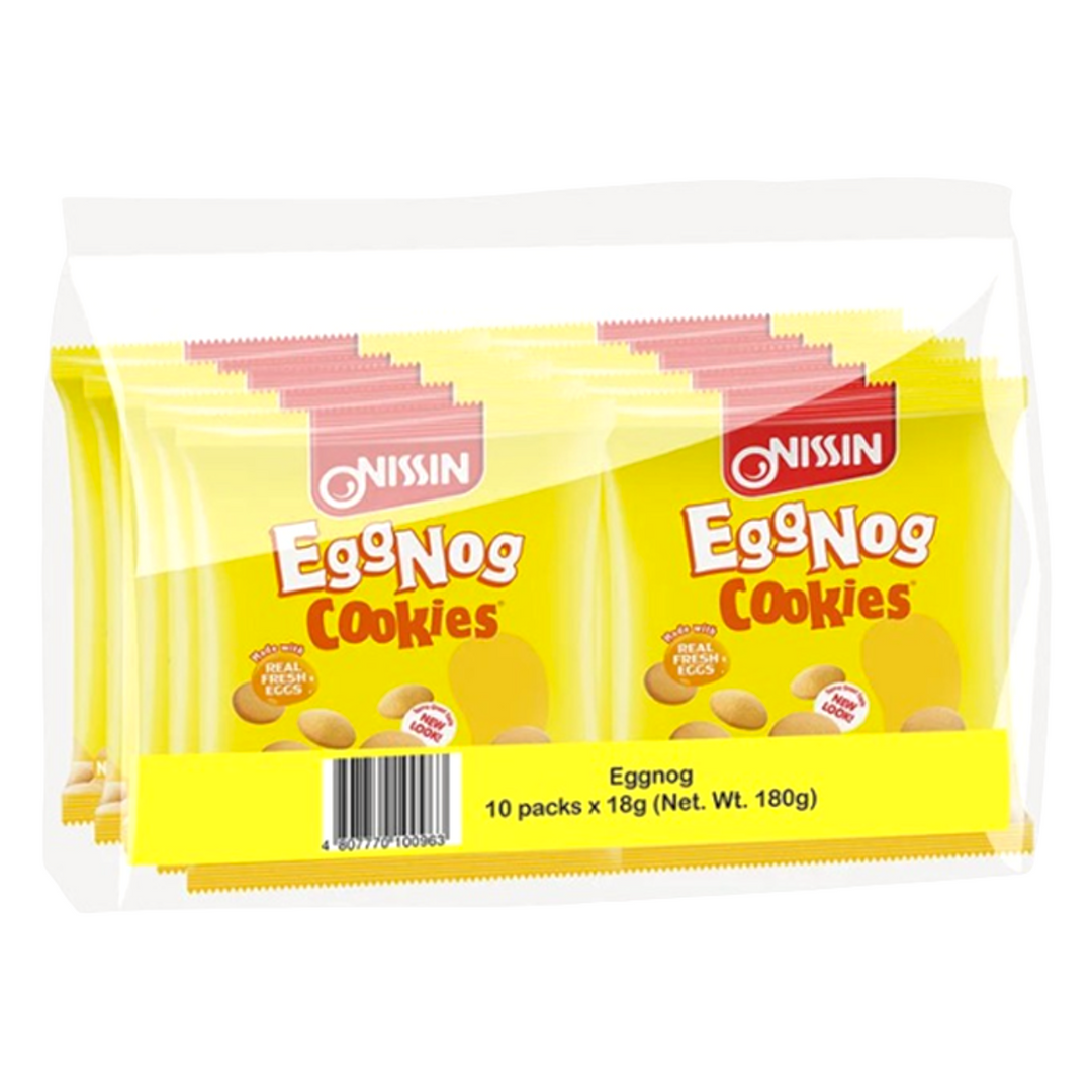 Nissin - Egg Nog Cookies 18 G X 10 Pack