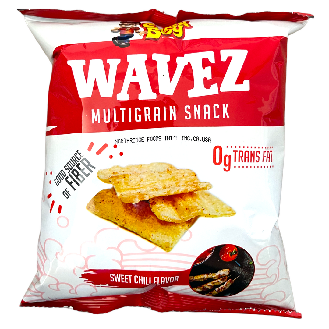 Chick Boy - Wavez Multigrain Snack Sweet Chili Flavor 75 G