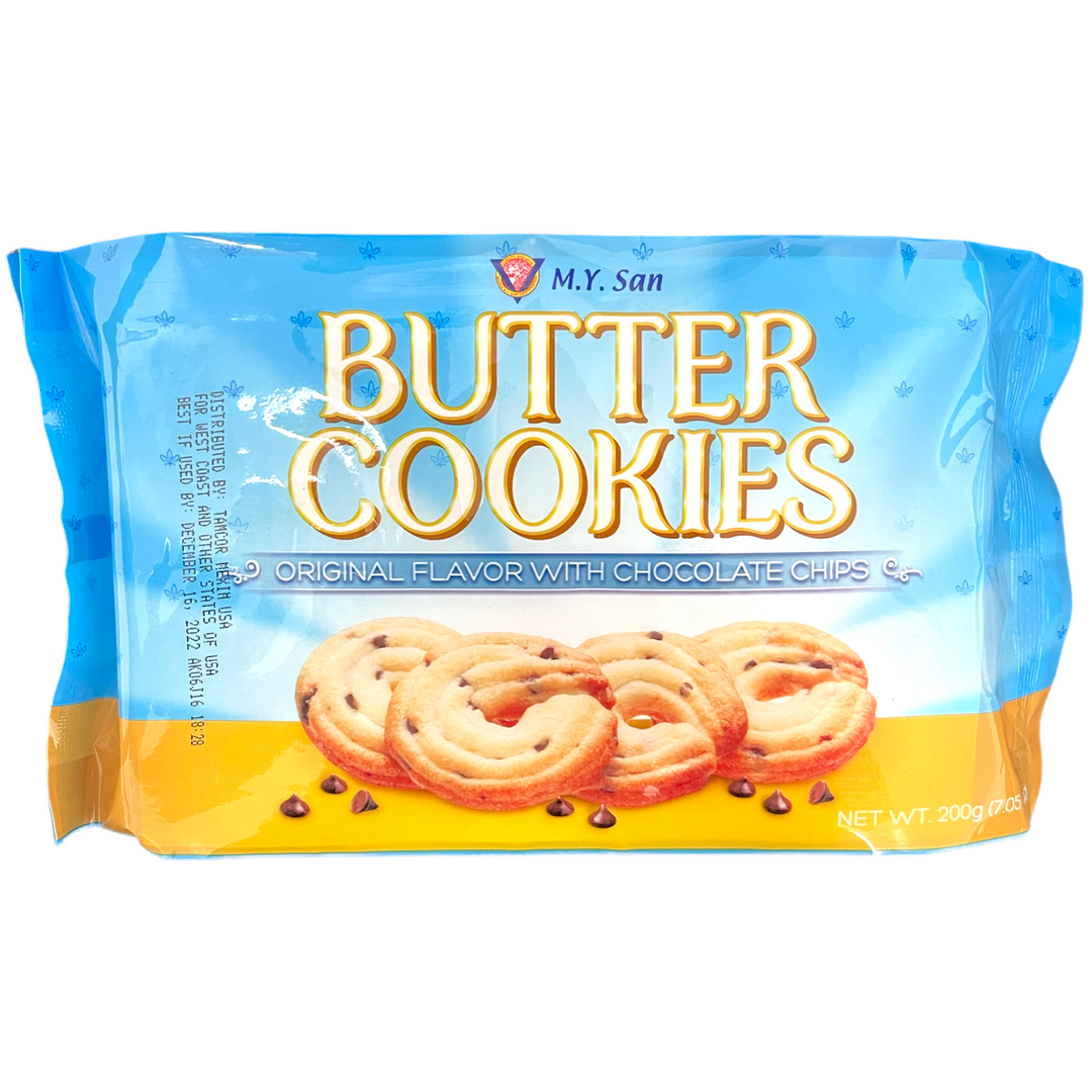 MY San - Butter Cookies Original Flavor with Chocolate Chips 200 G