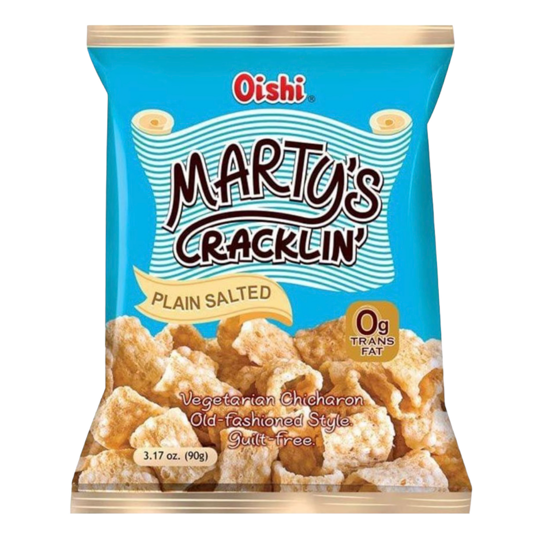 Oishi - Marty’s Cracklin’ Plain Salted 3.17 OZ