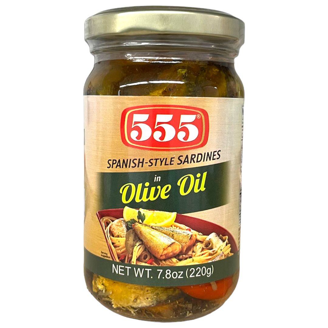 555 - Spanish-Style Sardines in Olive Oil 7.8 OZ