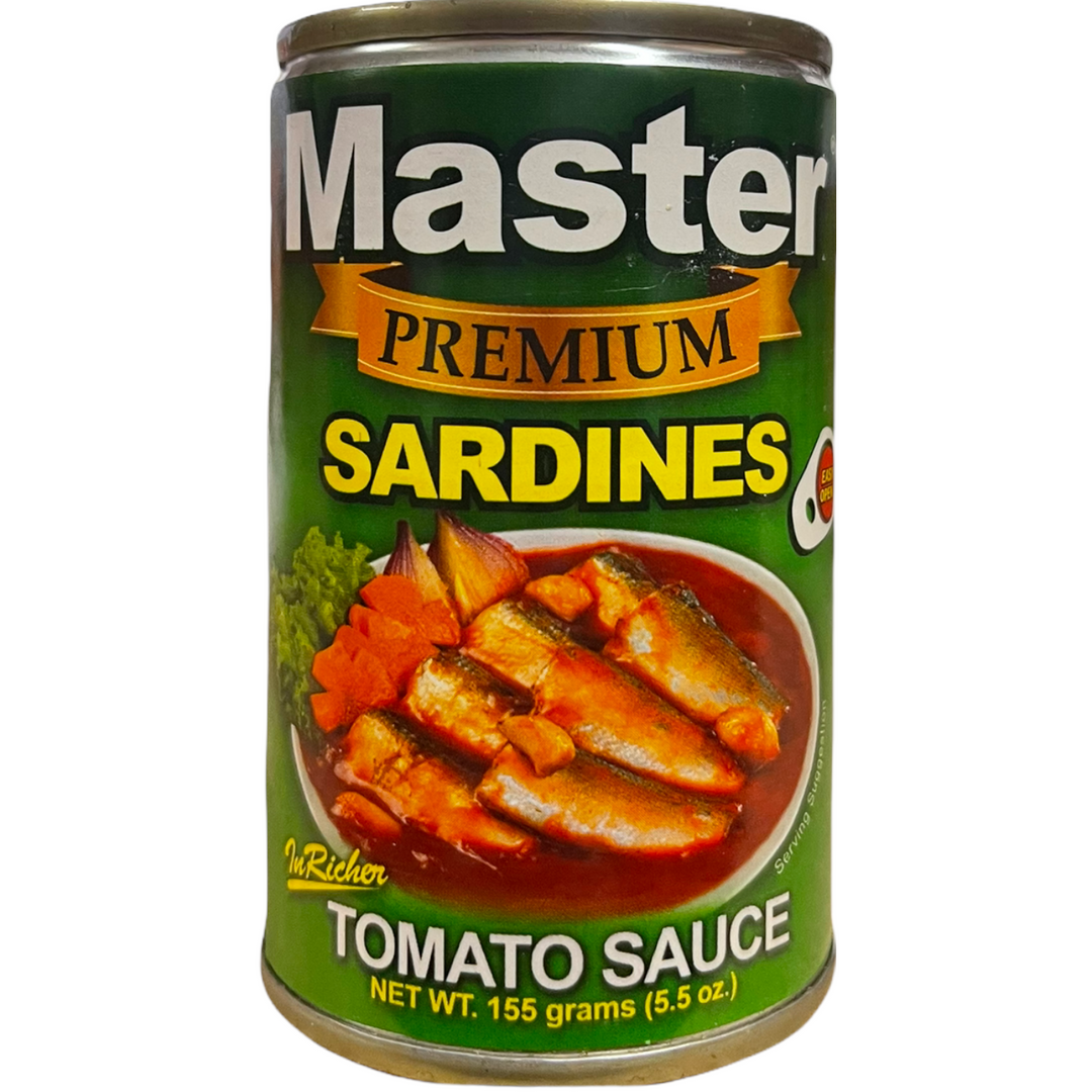 Master - Premium Sardines in Tomato Sauce 155 G