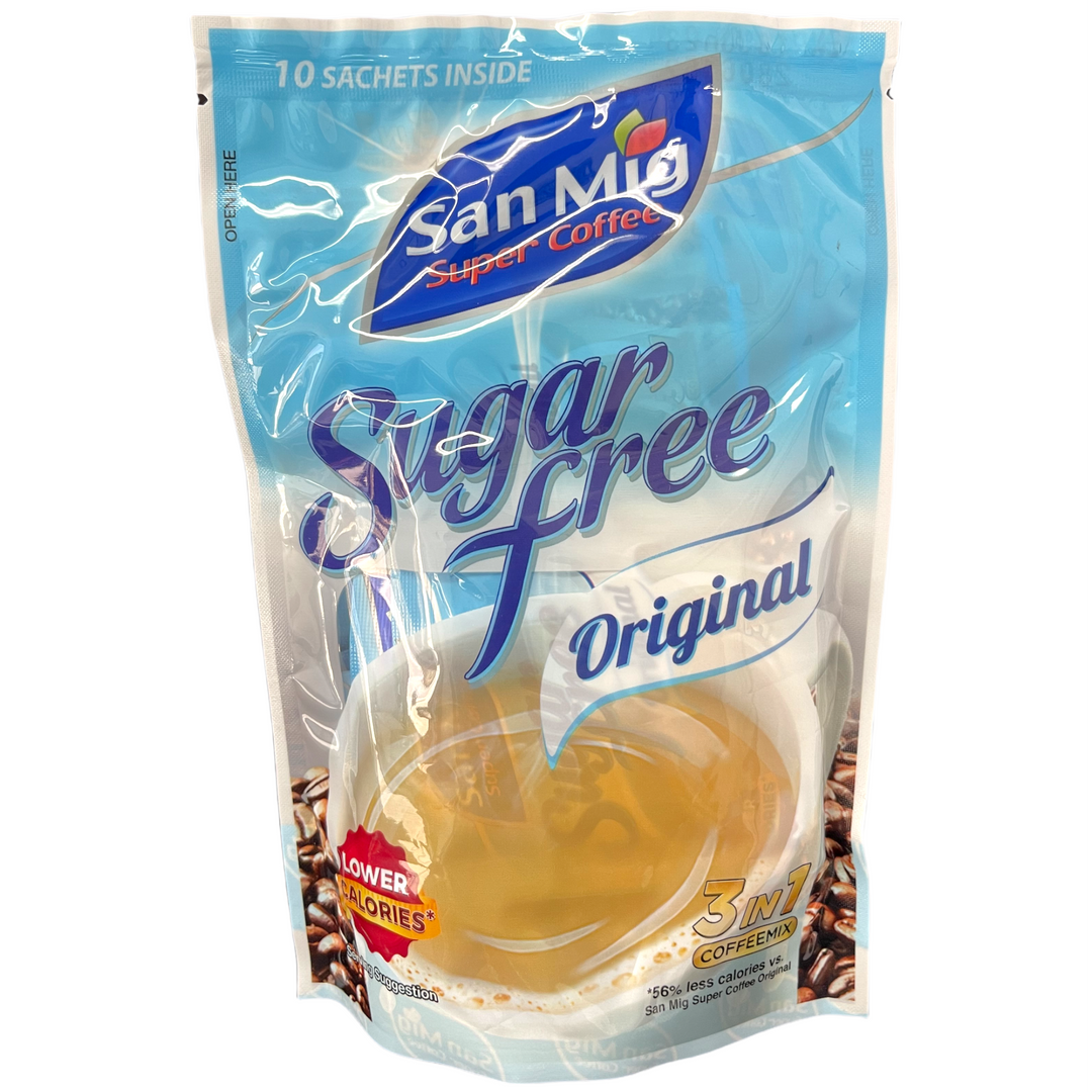 San Mig Super Coffee - Sugar Free Original 7 G X 10 Pack