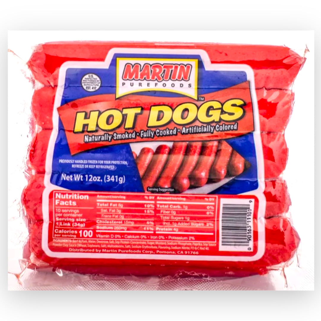 Martin Purefoods - Hot Dogs 12 OZ