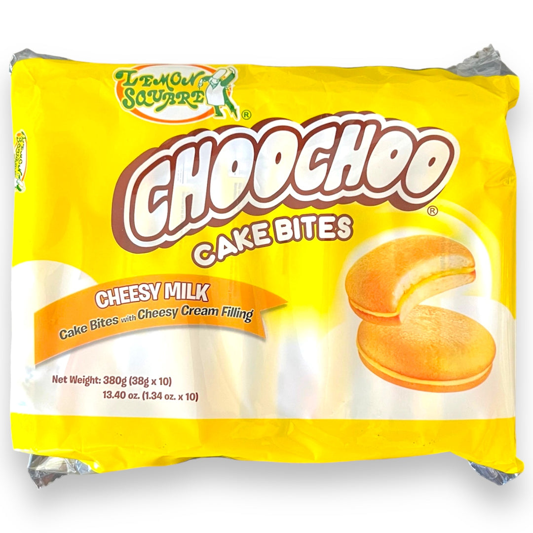 Lemon Square - Choochoo Cake Bites Cheesy Milk 38 G X 10 Pack