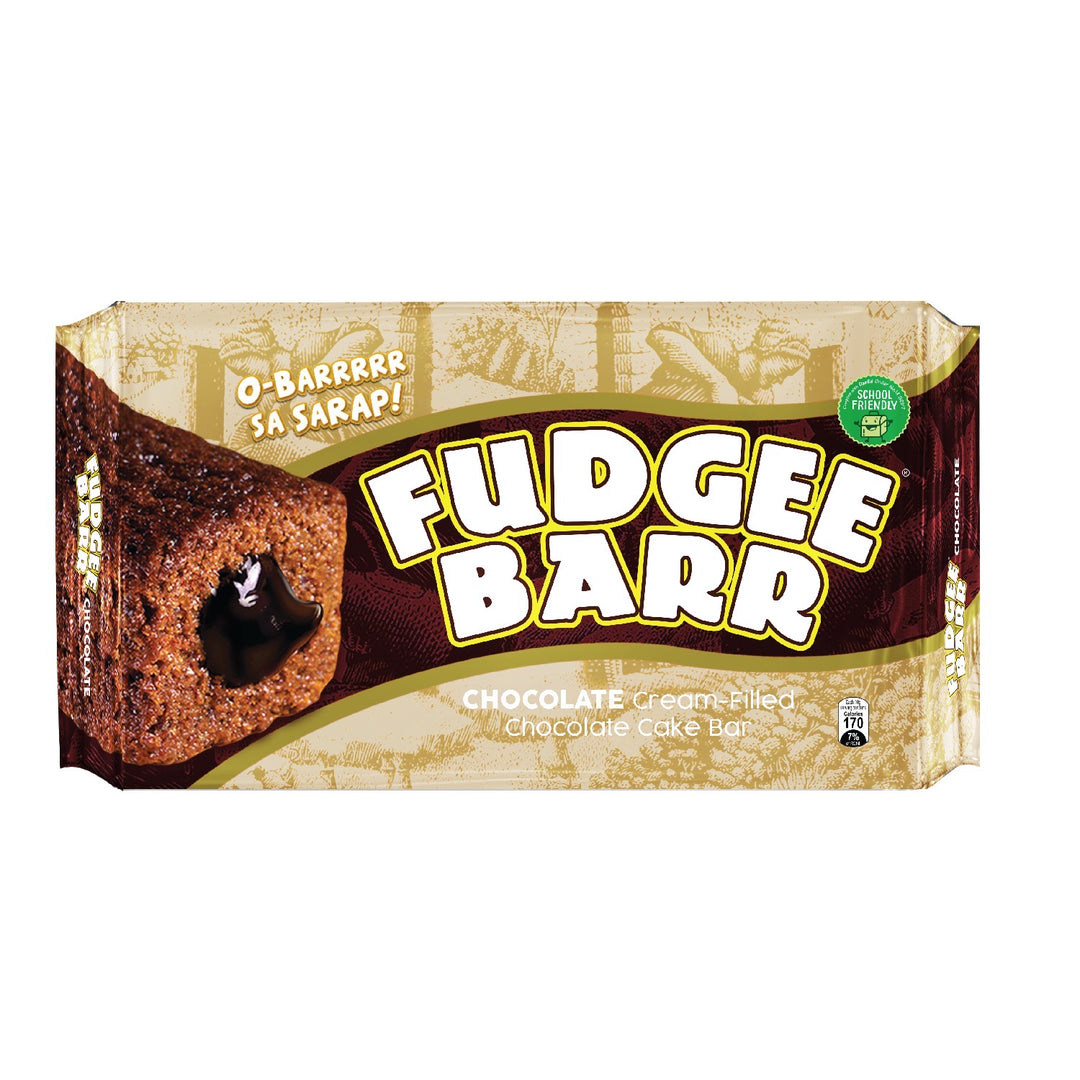 Fudgee Barr - Chocolate Cream-Filled Chocolate Cake Bar 40 G X 10 Pack