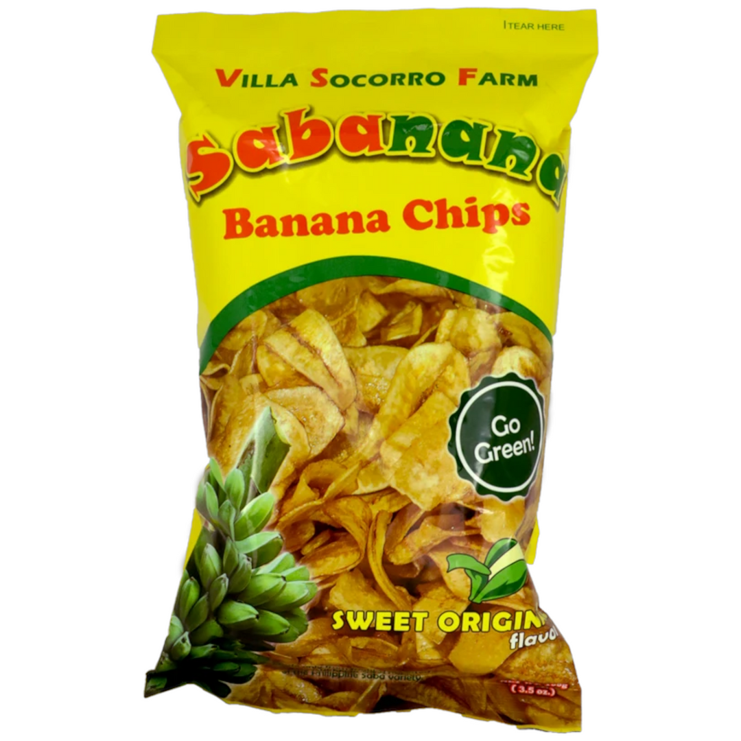 Villa Socorro Farm - Sabanana Banana Chips 100 G