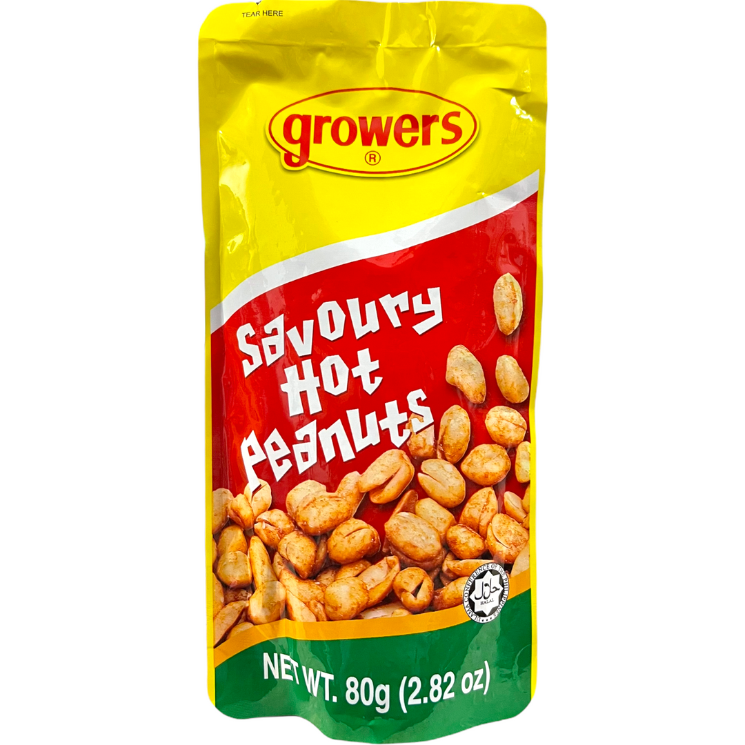 Growers - Savoury Hot Peanuts 80 G