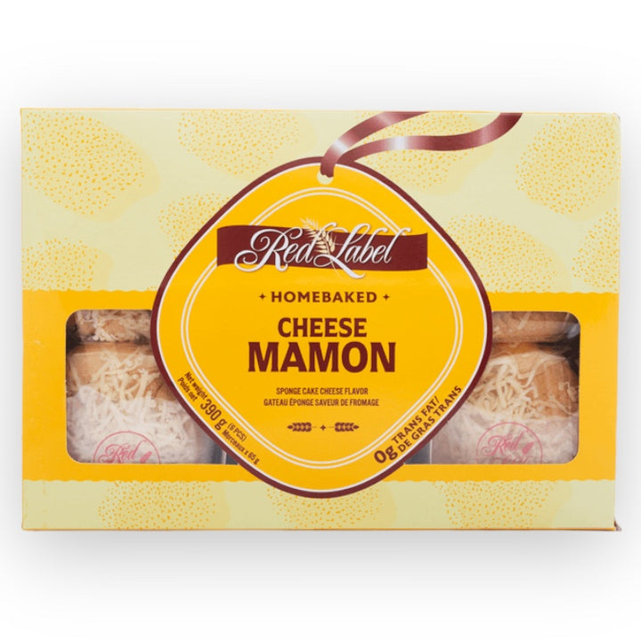 Red Label - Homebaked Cheese Mamon Spongecake Cheese Flavor (6 PCS) 390 G