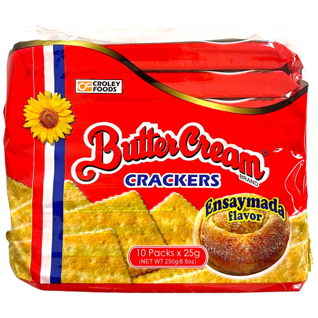 Butter Cream Crackers - Ensaymada Flavor 25 G X 10 Pack