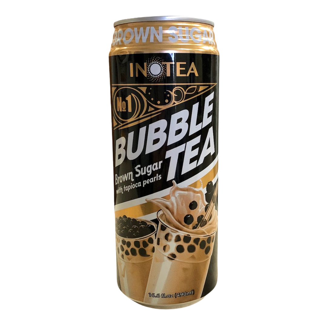 Inotea - Brown Sugar Bubble Tea with Tapioca Pearls 490 ML