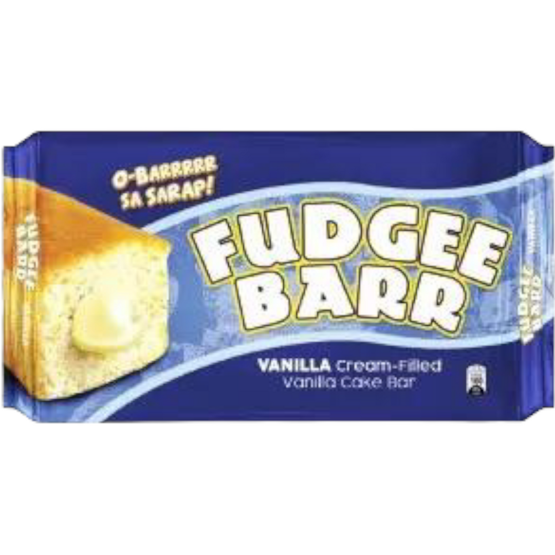 Fudgee Barr - Vanilla Cream-Filled Vanilla Cake Bar 40 G X 10 Pack