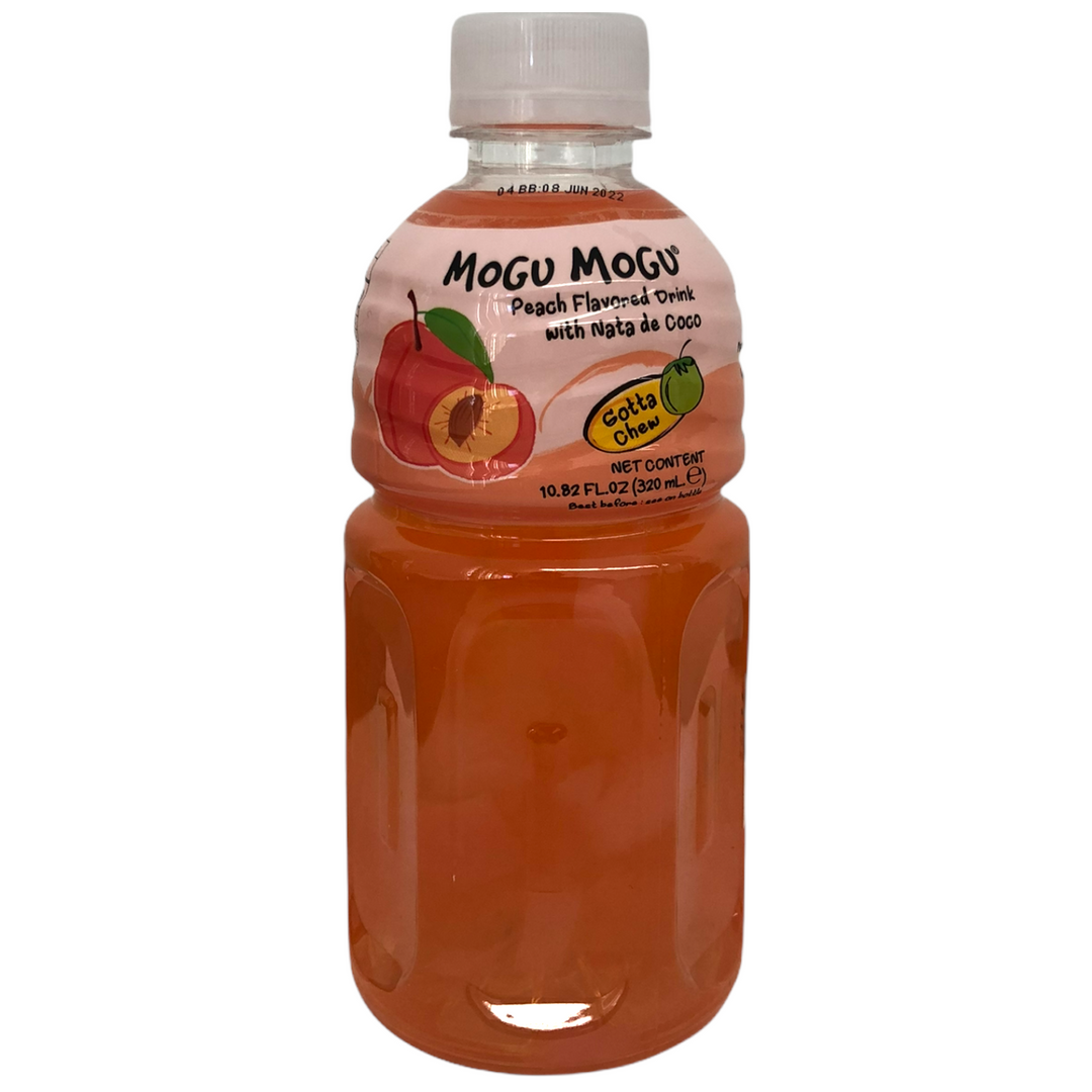 Mogu Mogu - Peach Flavored Drink w/ Nata de Coco 320 ML