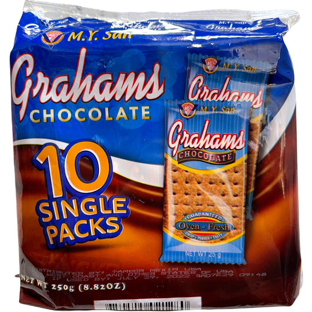 MY San - Grahams Chocolate 25 G X 10 Pack