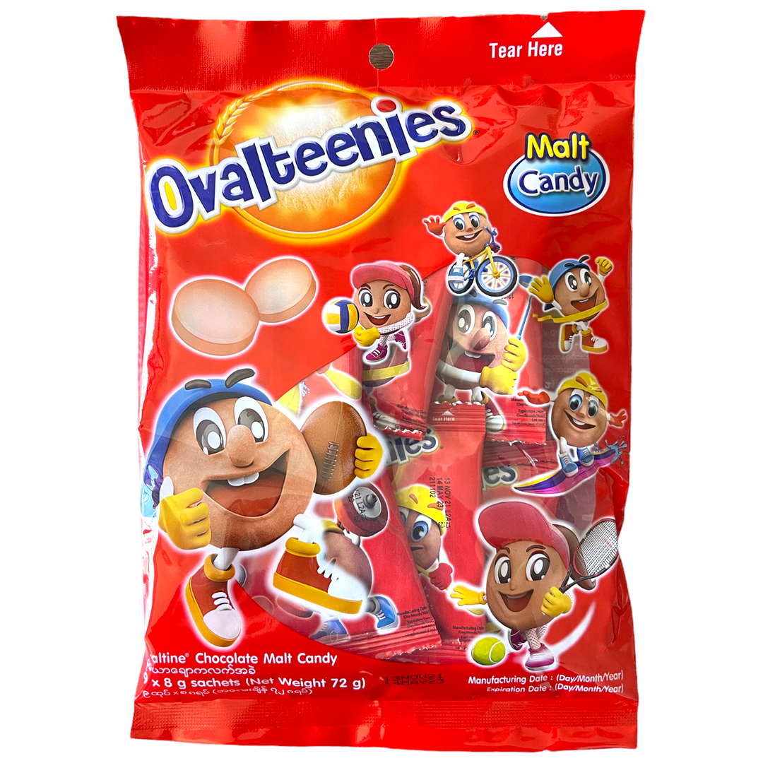 Ovalteenies - Ovaltine Chocolate Malt Candy 9 X 8 G Sachets